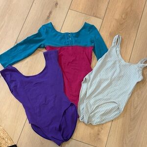 Vintage trio of Sears leotards for dance!